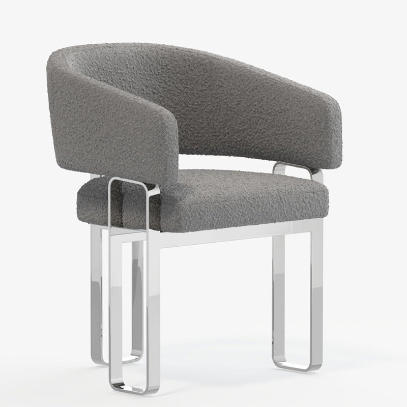 Single grey dining chair discount